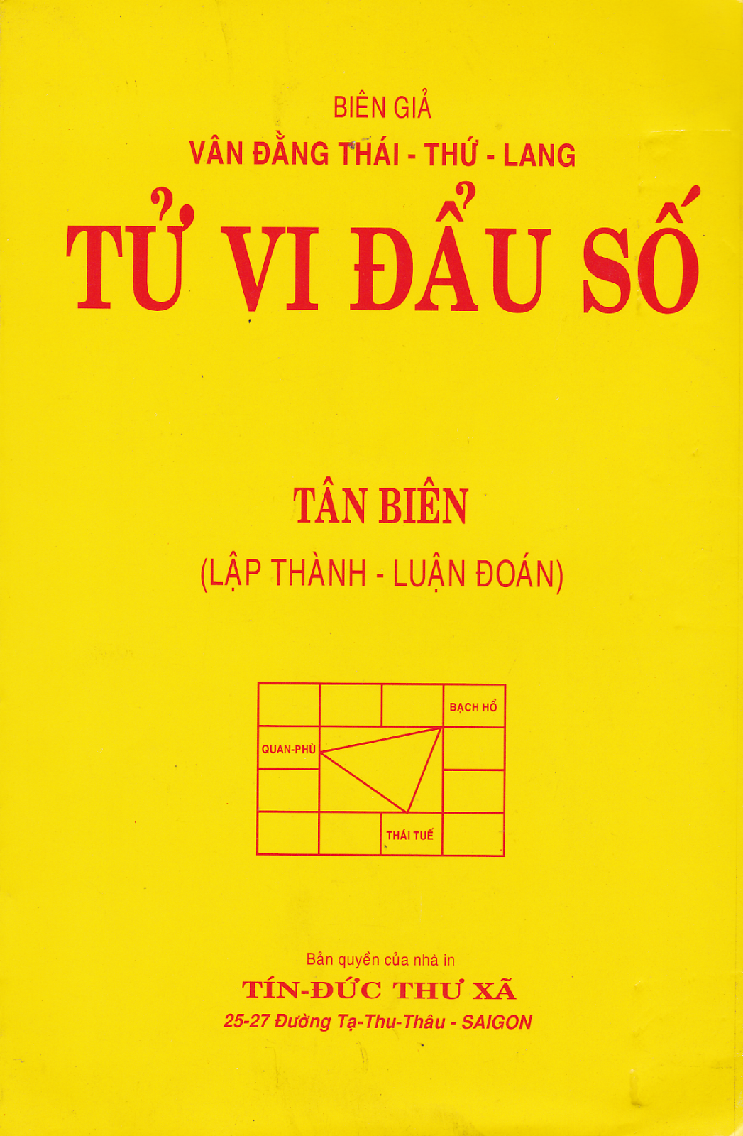 Tử Vi Đẩu Số Tân Biên (Vân Đằng Thái Thứ Lang) (Download PDF)