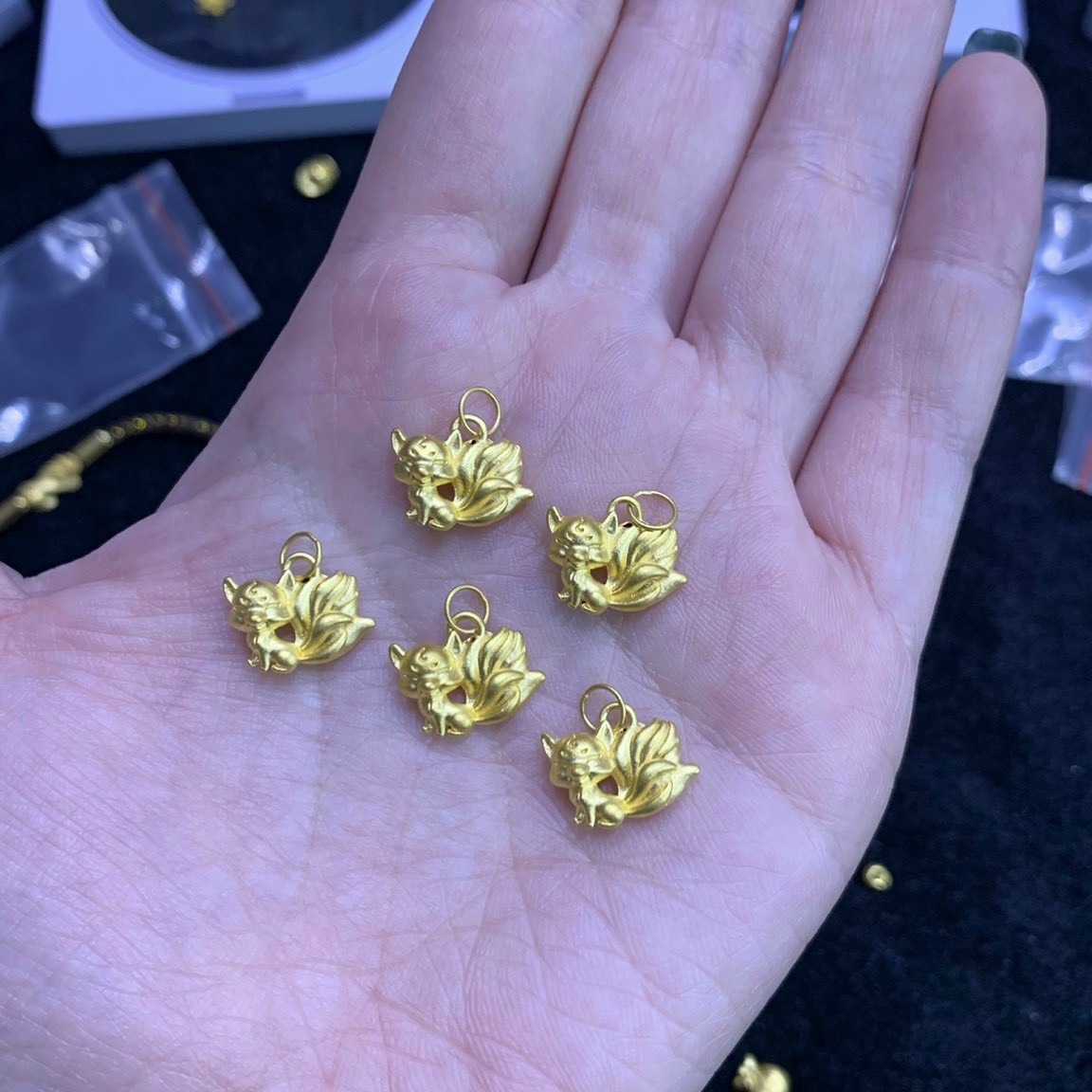 Charm Hồ Ly vàng 24K 