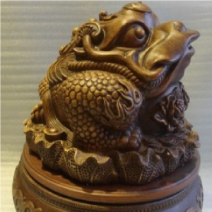 Thiềm thừ gỗ than hoạt tính độc đáo tài lộc phú quý