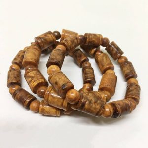 Vòng tay gỗ huyết long nu đốt trúc 8mm (8li)