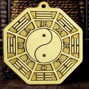 Gương bát quái tiên thiên bằng đồng nguyên chất dùng trong phong thủy chấn trạch